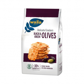 Wasa Delicate Crackers Oliven, 150 Gramm